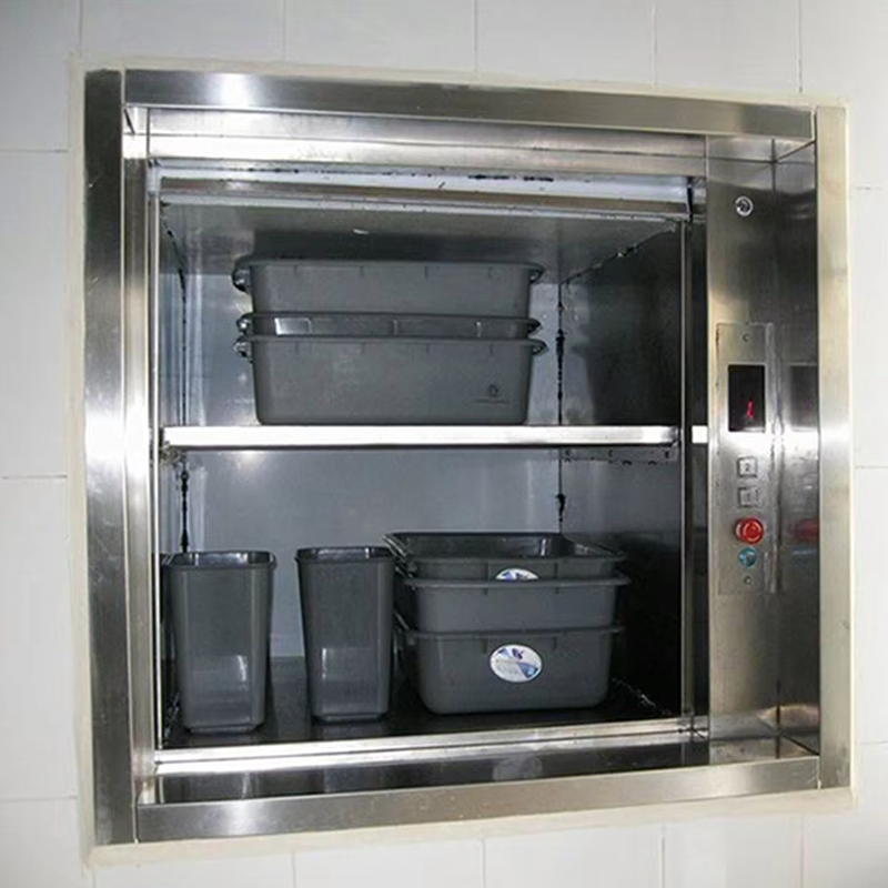 VTEF105 Ascensores Elevadores Vertical Dumbwaiter Lift para sa Restaurant at Canteen Use
