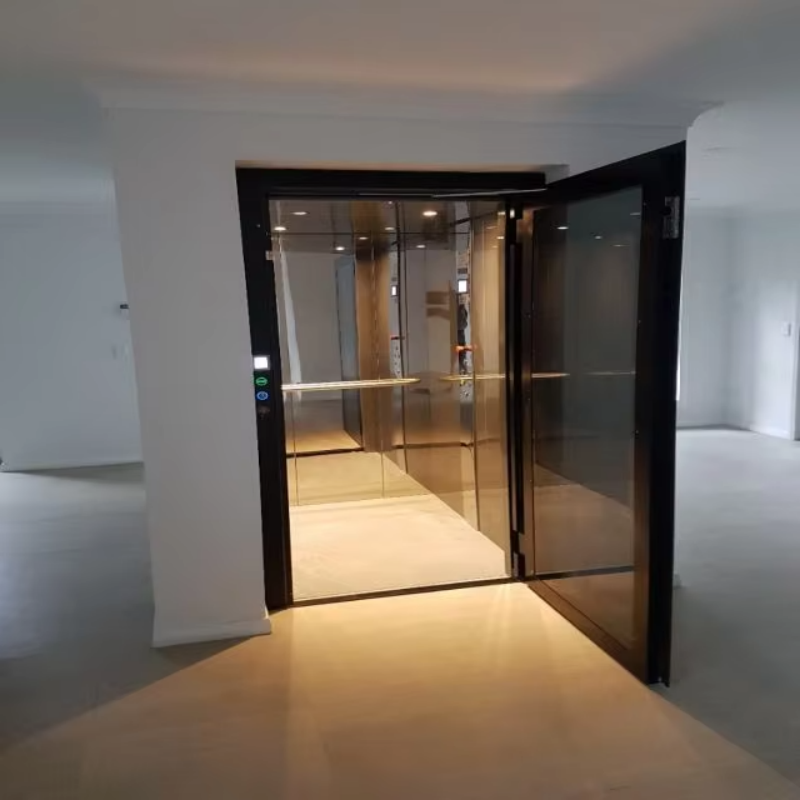 VTEV109 Ascensores Elevadores Naka-istilong Glass Villa Elevator para sa Pribadong Duplex Home