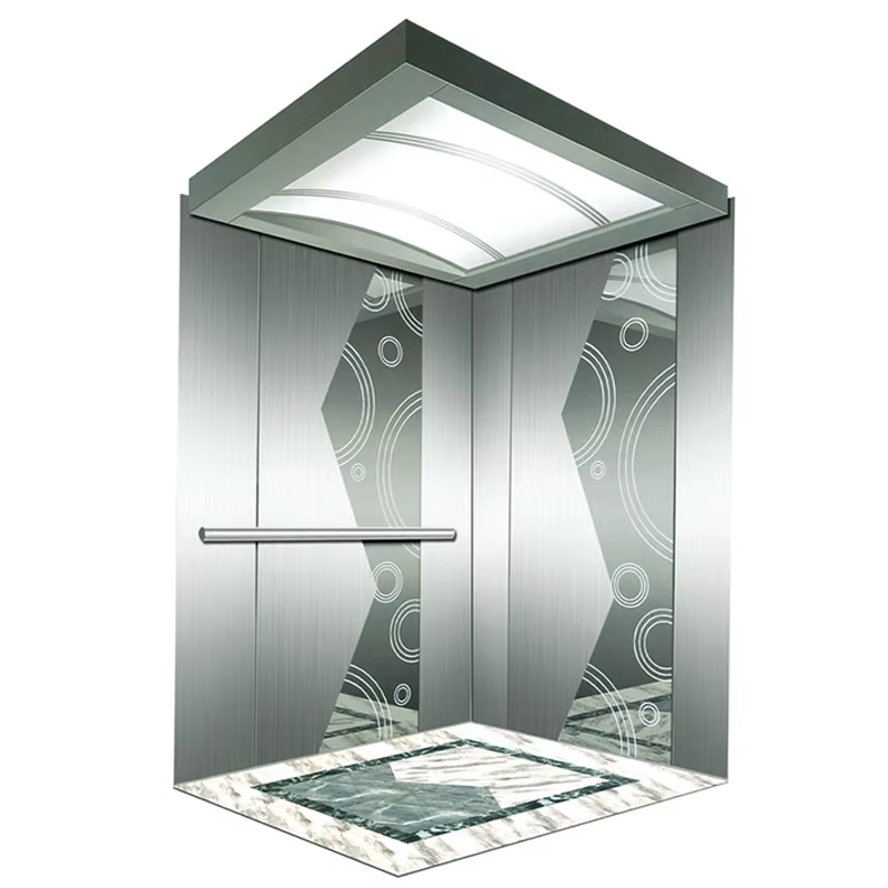 VTSP125 Customized Passenger Elevator Cabin Stainless Steel Construction Mababang Ingay na Tampok na 1 Taon Warranty Maramihang Pagpipilian sa Pagtatapos