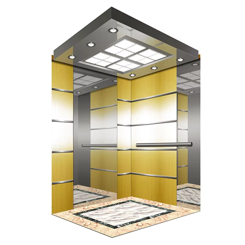 VTSP125 Customized Passenger Elevator Cabin Stainless Steel Construction Mababang Ingay na Tampok na 1 Taon Warranty Maramihang Pagpipilian sa Pagtatapos