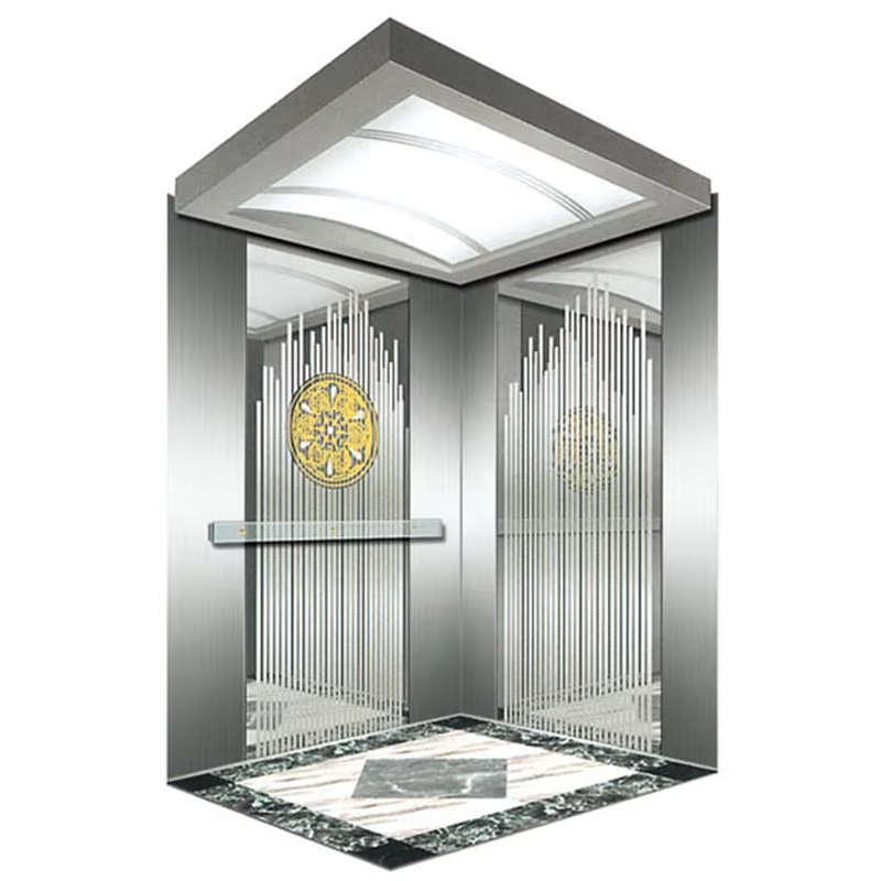 VTSP125 Customized Passenger Elevator Cabin Stainless Steel Construction Mababang Ingay na Tampok na 1 Taon Warranty Maramihang Pagpipilian sa Pagtatapos