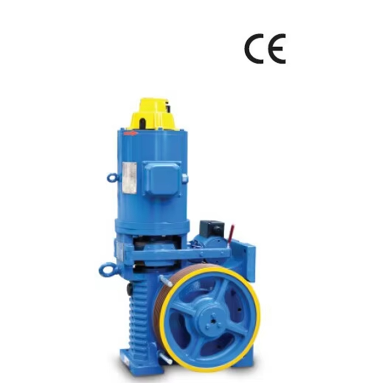 VTSP216 Mga Bagong Produkto YJF100K 320Kg-450Kg Mga Bahagi ng Elevator Torindrive Elevator Geared Traction Machine