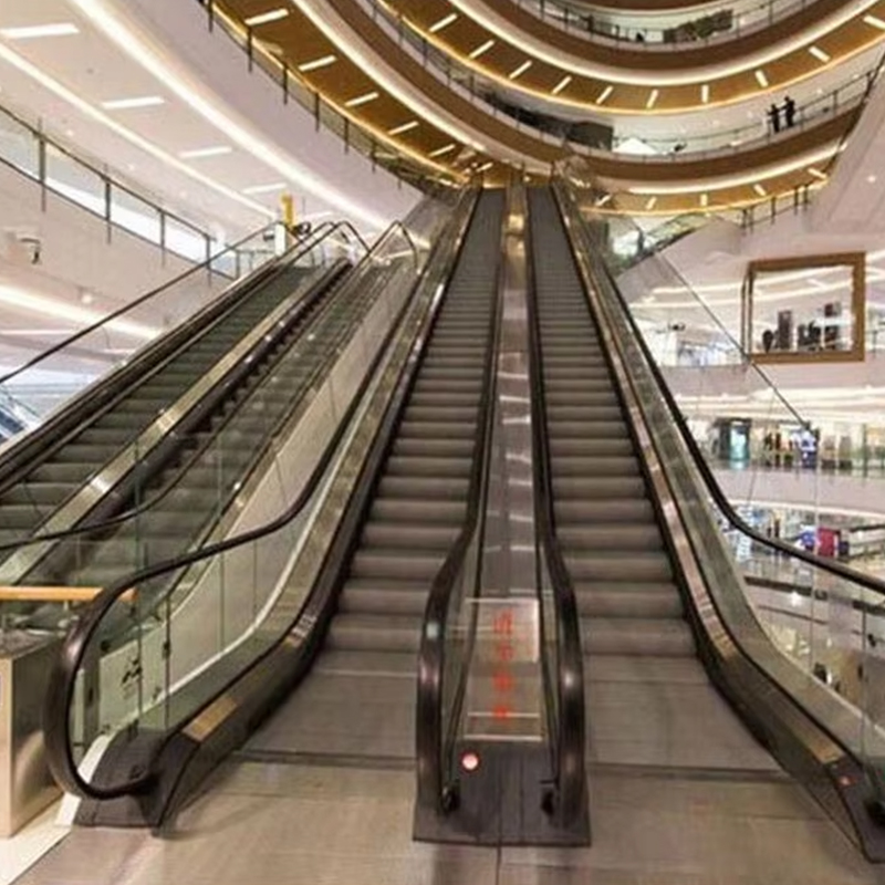 VTES105 VVVF Control 35 Degree Escalator Elevator ISO Certification 0.5m_s Speed ​​Modern Design 1 Year Warranty para sa Shopping Mall