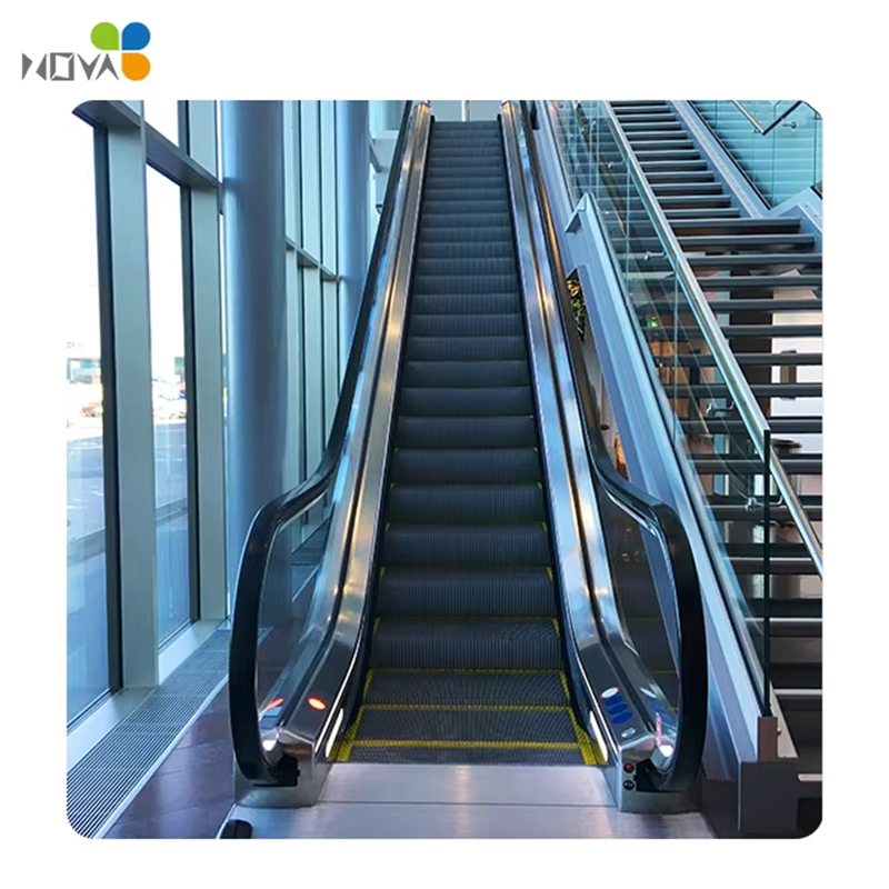 VTES105 VVVF Control 35 Degree Escalator Elevator ISO Certification 0.5m_s Speed ​​Modern Design 1 Year Warranty para sa Shopping Mall