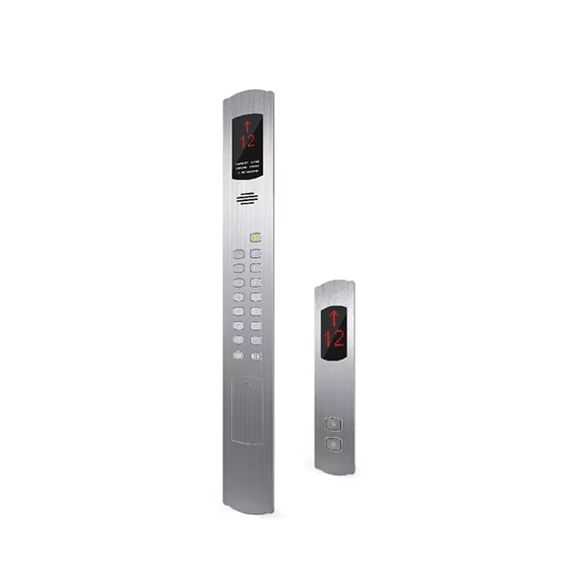 VTSP336 Elevator Wall Mounted Touch Display na may Elevator Button Modern Design Stainless Steel & Glass Cop and Lop