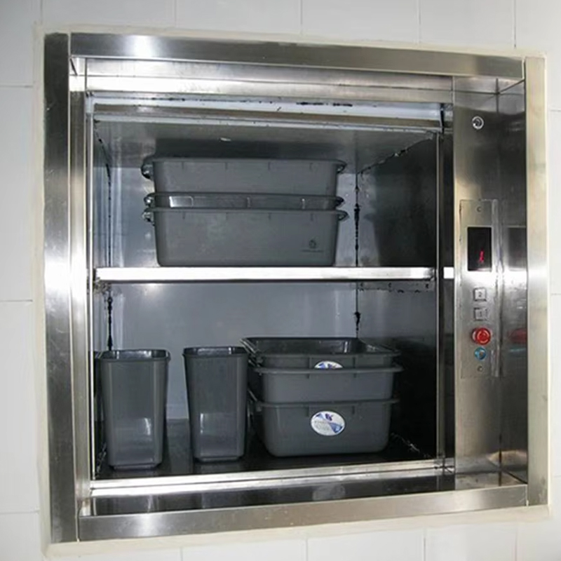 VTEF108 Electric Gearless AC Dumbwaiter Lift na may PVC Floor para sa Restaurant at Hotel Kitchen Service