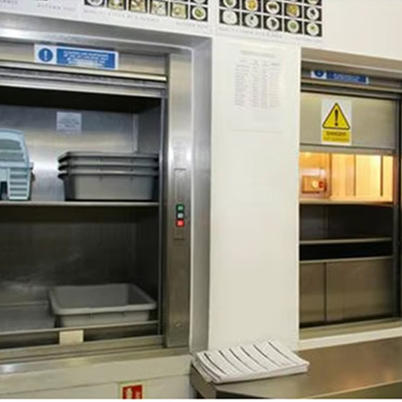 VTEF108 Electric Gearless AC Dumbwaiter Lift na may PVC Floor para sa Restaurant at Hotel Kitchen Service