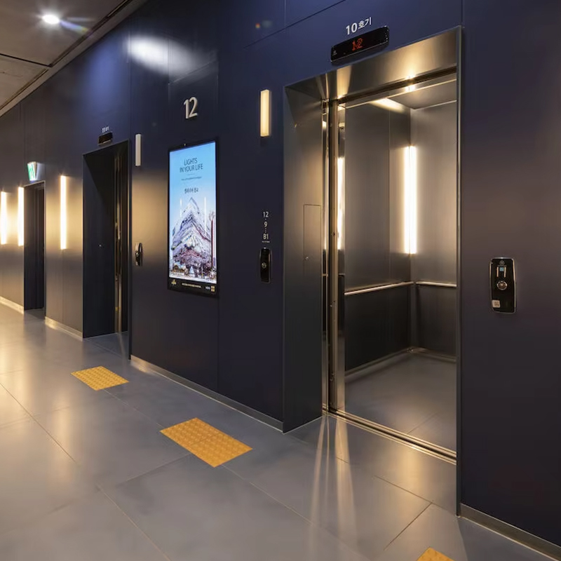 VTEP119 Ascensores Passenger Elevator Gearless AC para sa Maraming Palapag na Gusali na ISO9001 Certified Stainless Steel Madaling Pag-install