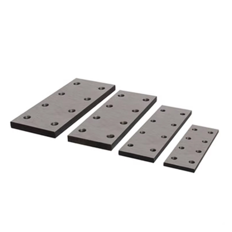 VTSP119 Mga Bahagi ng Elevator High-Strength Elevator Fishplate Lift Guide Rail Connecting Plate Durable Steel Joint Plate