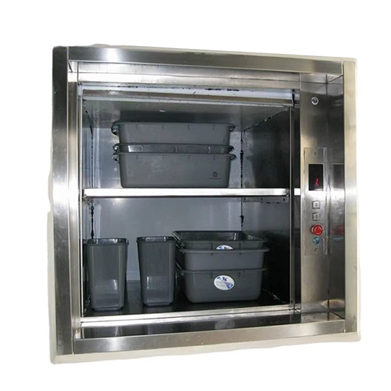 VTEF114 Ascensores Elevadores Stainless Steel Dumbwaiter Lift para sa Pagkain at Tableware