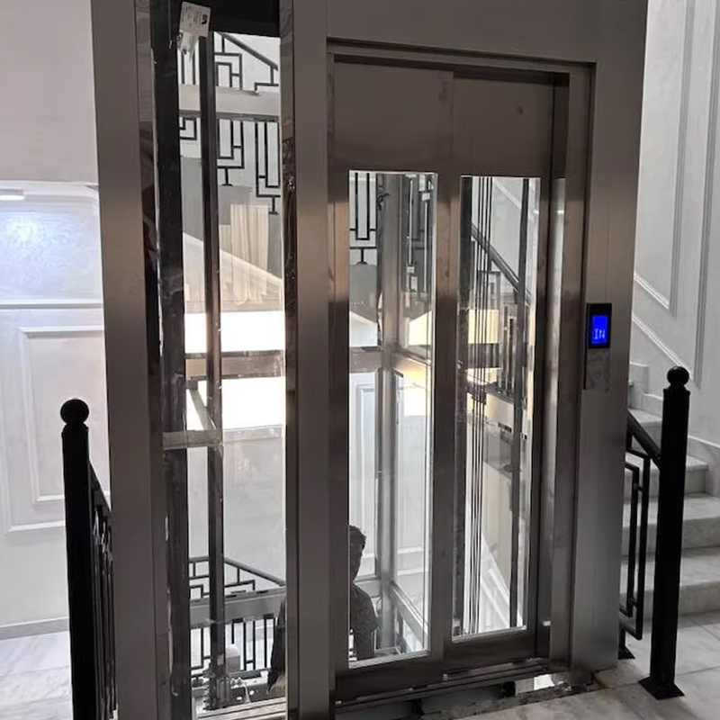 VTEP124 China Brand Modern Passenger Elevator Manufacturer High Performance Lift Hotel Gumamit ng PVC Floor Stainless Steel AC Drive