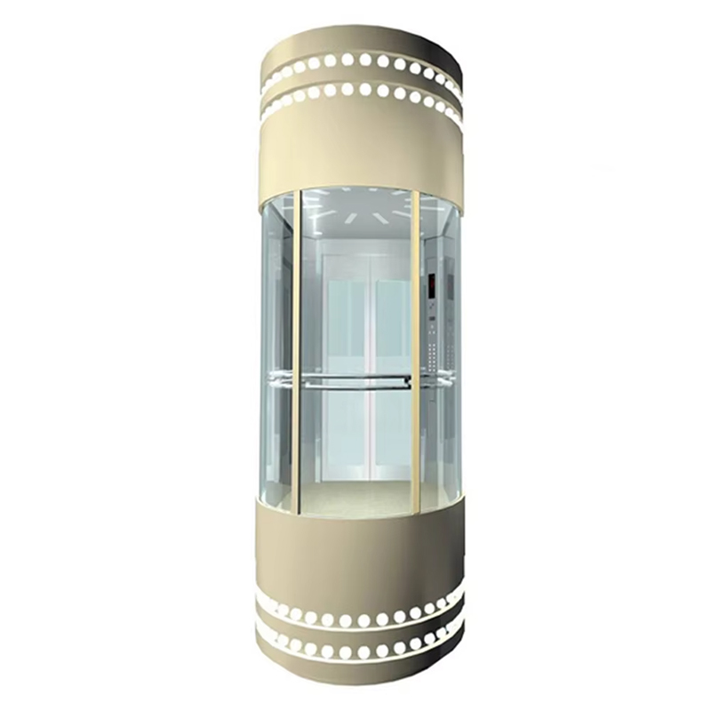 VTEO104 Ascensores Modern Sightseeing Elevator para sa High-Rise Commercial Projects