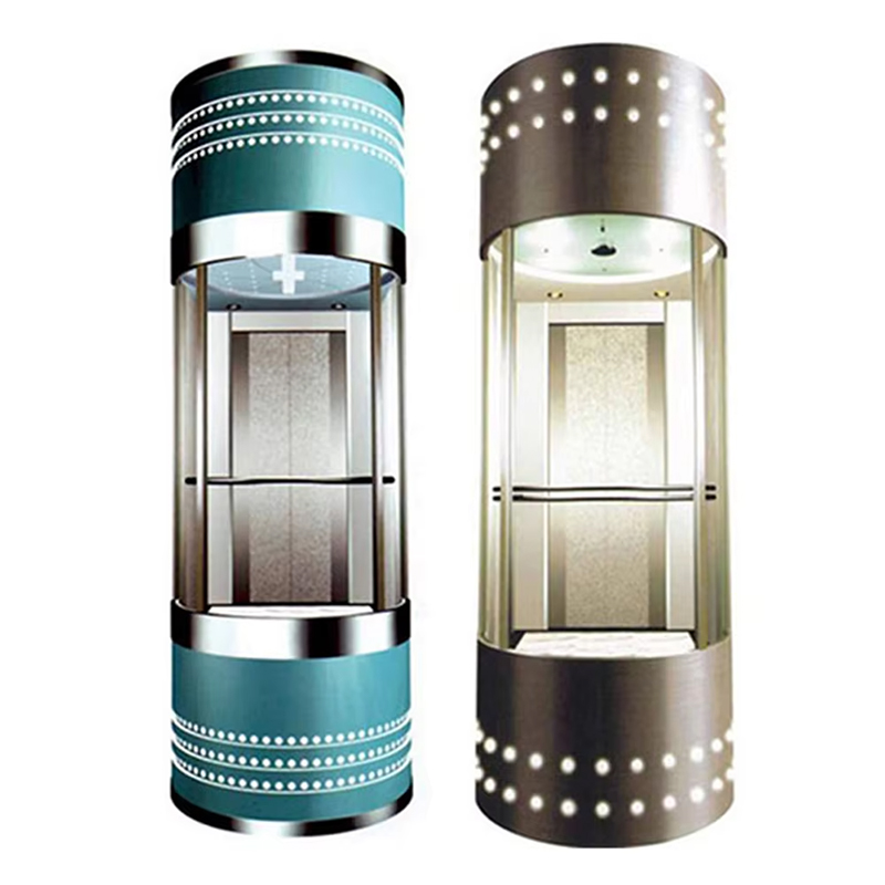 VTEO103 Ascensores Luxury Observation Elevator na may Panoramic Glass Design para sa Mga Komersyal na Gusali