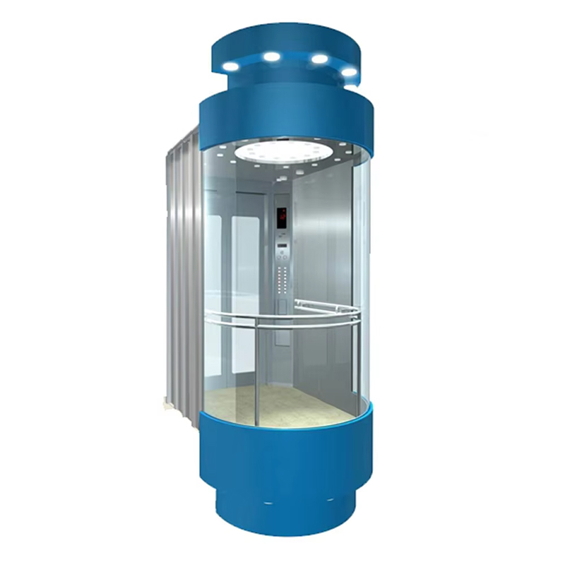 VTEO103 Ascensores Luxury Observation Elevator na may Panoramic Glass Design para sa Mga Komersyal na Gusali