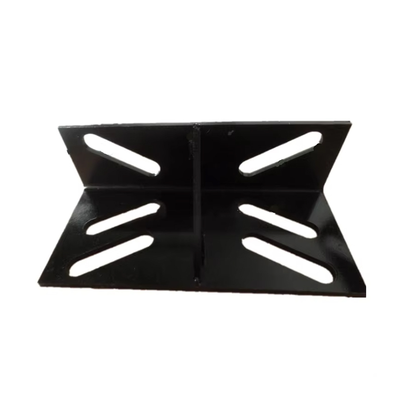 VTSP120 Elevator Guide Rail Bracket Heavy-Duty Lift Rail Support Steel Mounting Bracket ISO Certified Black Painted para sa Opisina