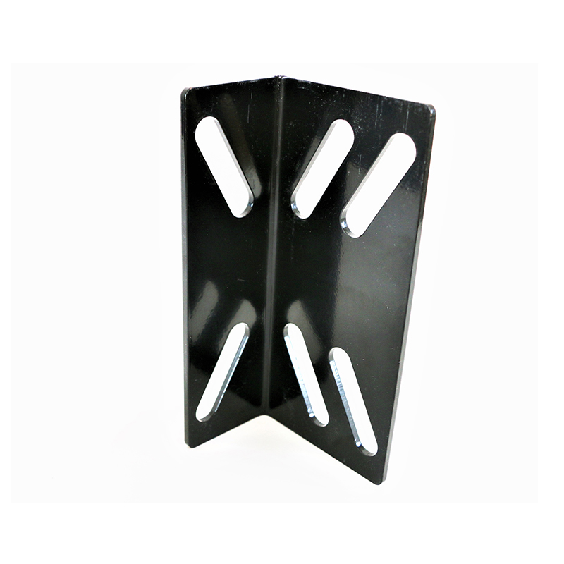 VTSP120 Elevator Guide Rail Bracket Heavy-Duty Lift Rail Support Steel Mounting Bracket ISO Certified Black Painted para sa Opisina