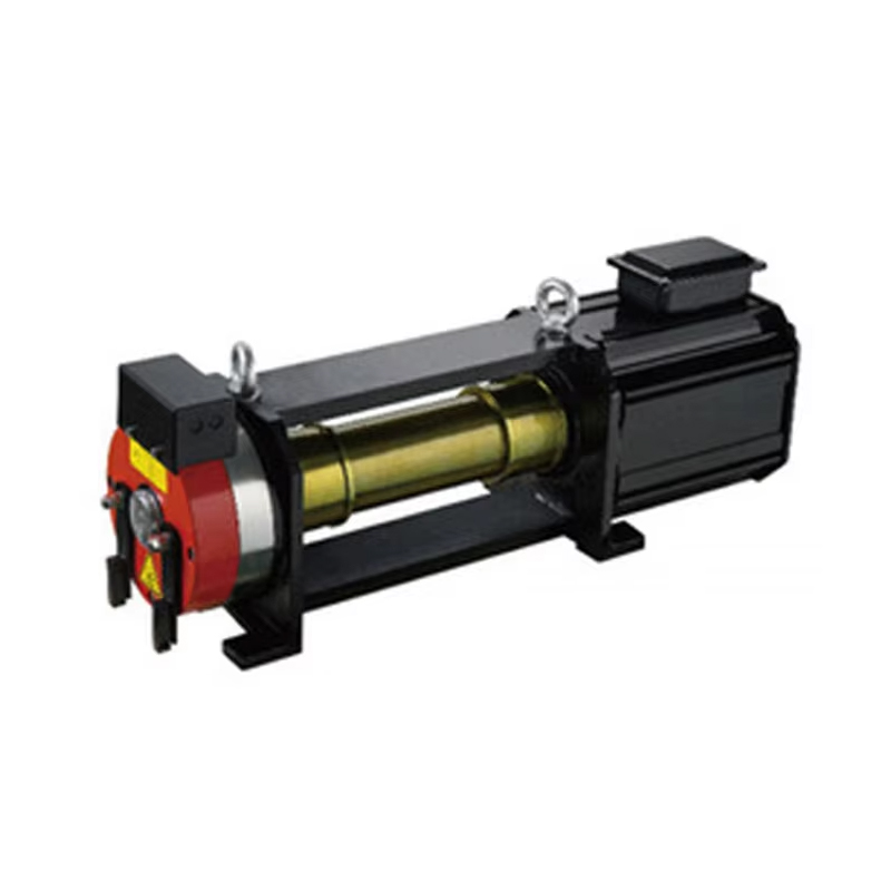 VTSP228 1350kg-2000kg Geared Gearless Traction Machine AC1 Elevator Motor Stainless Steel 1.00-2.00m_s Office Building 1 Taon