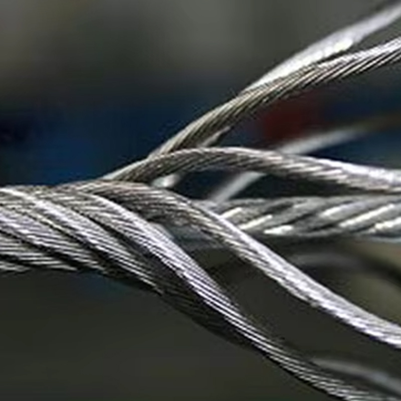 VTSP264 8X25F-IWRC Stainless Galvanized Elevator Traction Steel Wire Rope para sa Paggamit ng Hotel