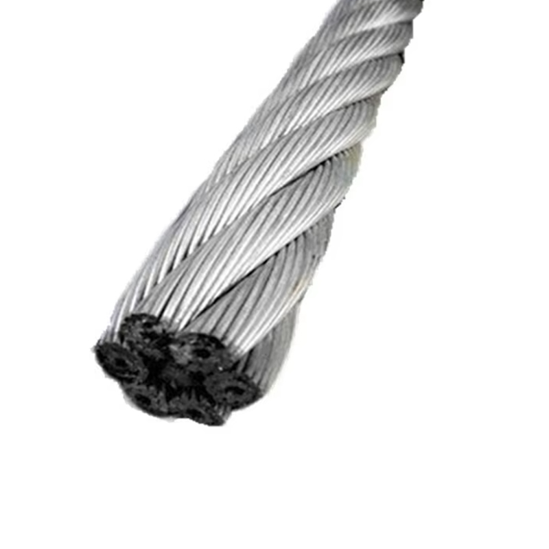 VTSP263 China Factory 11mm High Tensile Strength Heat Resistant Hindi kinakalawang na Galvanized Elevator Steel Wire Rope