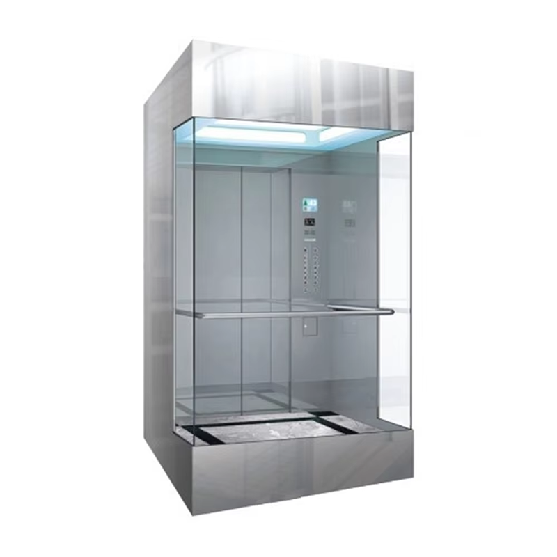 VTSP129 Mga Bahagi at Accessory ng Elevator High-End Passenger Elevator Cabin na may mga Ceiling Light Panel