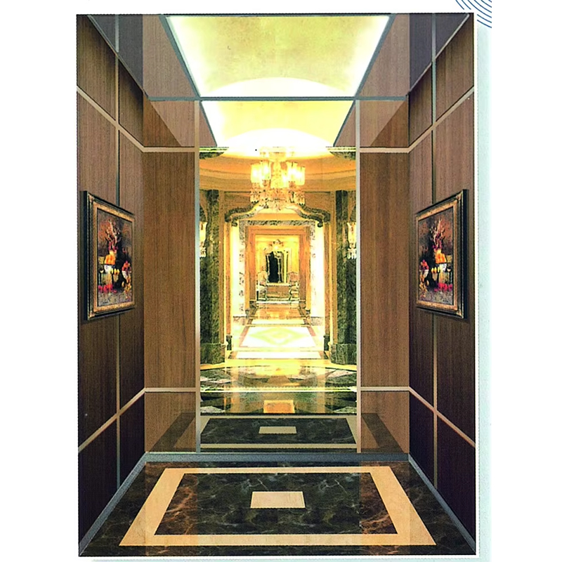 VTSP132 Elevator Parts Modern Design Stainless Steel Elevator Cabin Custom Size para sa Residential at Commercial Projects