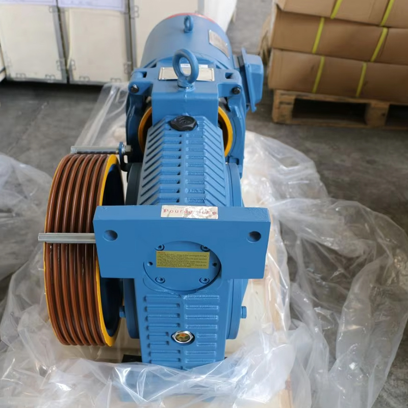 VTSP243 Geared Elevator Traction Machine Stainless Steel Lift 630KG_800KG_1000KG_YJ200A_8-13 Tao