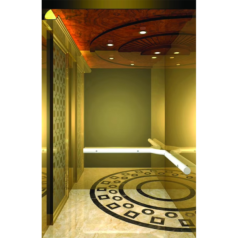 VTSP133 Luxury Hotel Elevator Cabin na may Premium Stainless Steel Contemporary Design Customized Color 1 Year Warranty