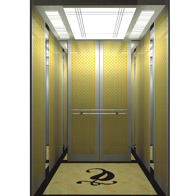VTSP135 Elevator Parts at Accessories Commercial Passenger Lift Cabin na may Anti-Scratch Wall Panels