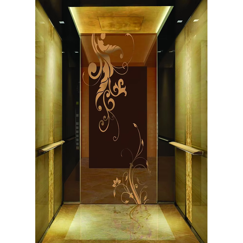 VTSP135 Elevator Parts at Accessories Commercial Passenger Lift Cabin na may Anti-Scratch Wall Panels