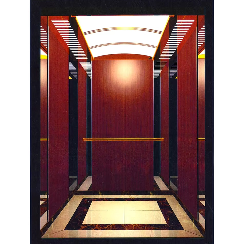 VTSP135 Elevator Parts at Accessories Commercial Passenger Lift Cabin na may Anti-Scratch Wall Panels