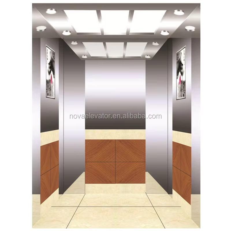 VTSP128 Elevator Parts & Accessories Premium Observation Elevator Cabin na may Full Glass Walls