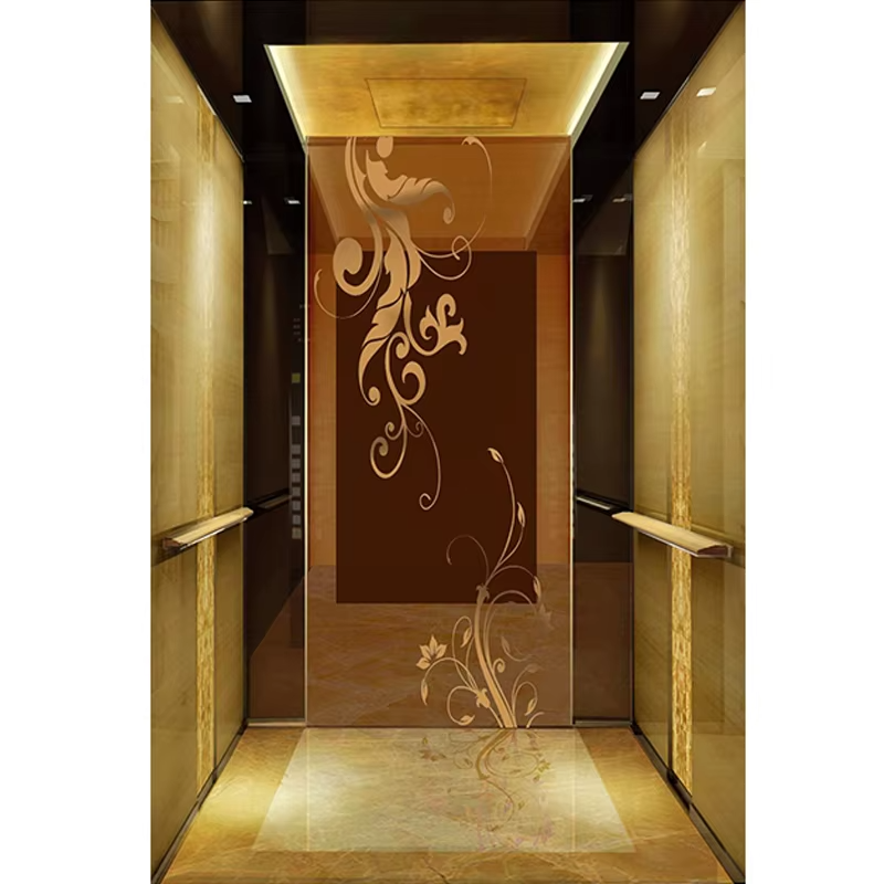 VTSP128 Elevator Parts & Accessories Premium Observation Elevator Cabin na may Full Glass Walls
