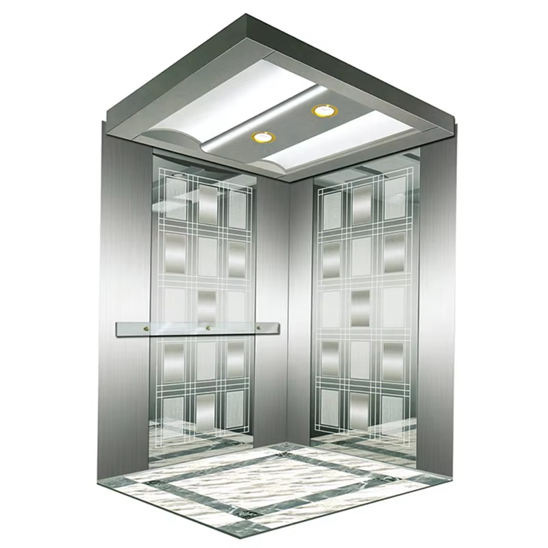 VTSP137 Elevator Parts & Accessories Modern Stainless Steel Elevator Cabin para sa Mga Komersyal na Gusali