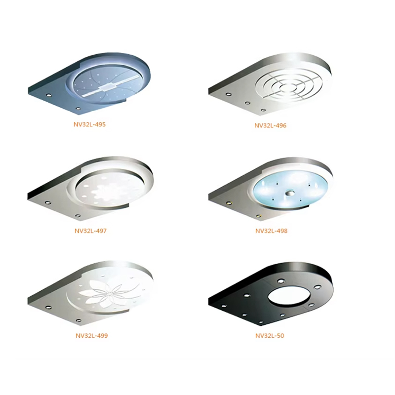 VTSP139 Elevator Cabin Dekorasyon Modernong LED Elevator Cabin Ceiling Panel Hindi kinakalawang na Steel Lift Ceiling Design