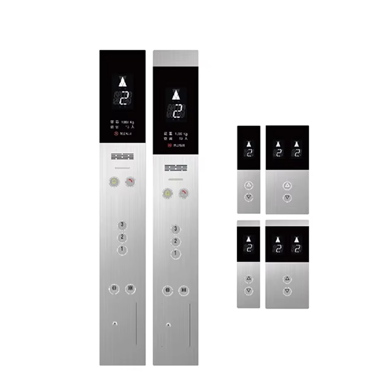 VTSP345 Presyo ng Pabrika Modernong Disenyo Hindi kinakalawang na Asero Elevator Door Panel na may Elevator Button Wall Mounted COP LOP