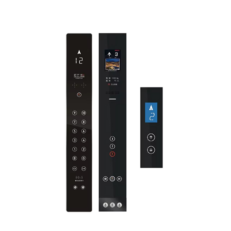 VTSP345 Presyo ng Pabrika Modernong Disenyo Hindi kinakalawang na Asero Elevator Door Panel na may Elevator Button Wall Mounted COP LOP