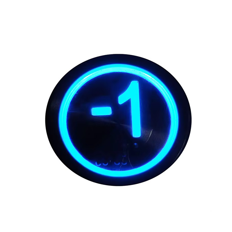 VTSP360 Brand Modern Design Round Stainless Steel Elevator Push Button With_Without Braille 1 Year Warranty Elevator Parts