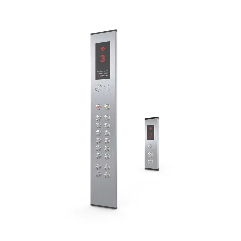 VTSP346 High Performance Stainless Steel Contemporary Picture Display Lop_Cop para sa Hotel Sightseeing Elevator ni Nova NV