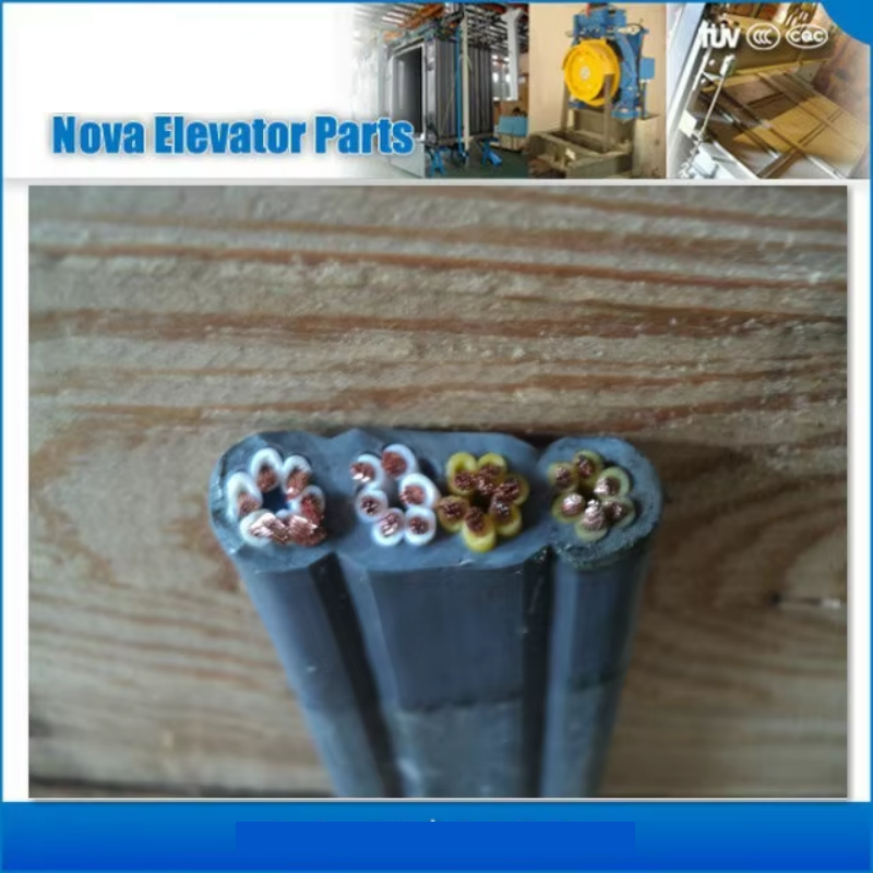 VTSP365 Elevator Control Cable na May PVC at Rubber TVVBG Elevator Travelling Cable